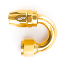 -06 AN 180 Degree Female Aluminum Hose End Fitting