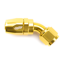 -08 AN 45 Degree Female Aluminum Hose End Fitting