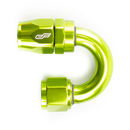 -08 AN 180 Degree Female Aluminum Hose End Fitting