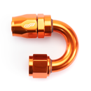 -08 AN 180 Degree Female Aluminum Hose End Fitting