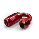 -08 AN 180 Degree Female Aluminum Hose End (PTFE)