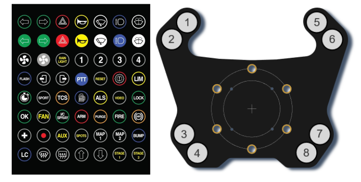 Aurora P1 - Digital Wireless Steering Wheel Button Kit