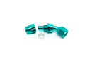-10 AN 45 Degree Female Aluminum Hose End (PTFE)