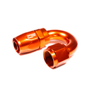 -08 AN 180 Degree Female Aluminum Hose End (PTFE)
