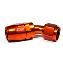 -06 AN 45 Degree Female Aluminum Hose End (PTFE)