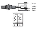 Oxygen Sensor 4 Wire Universal