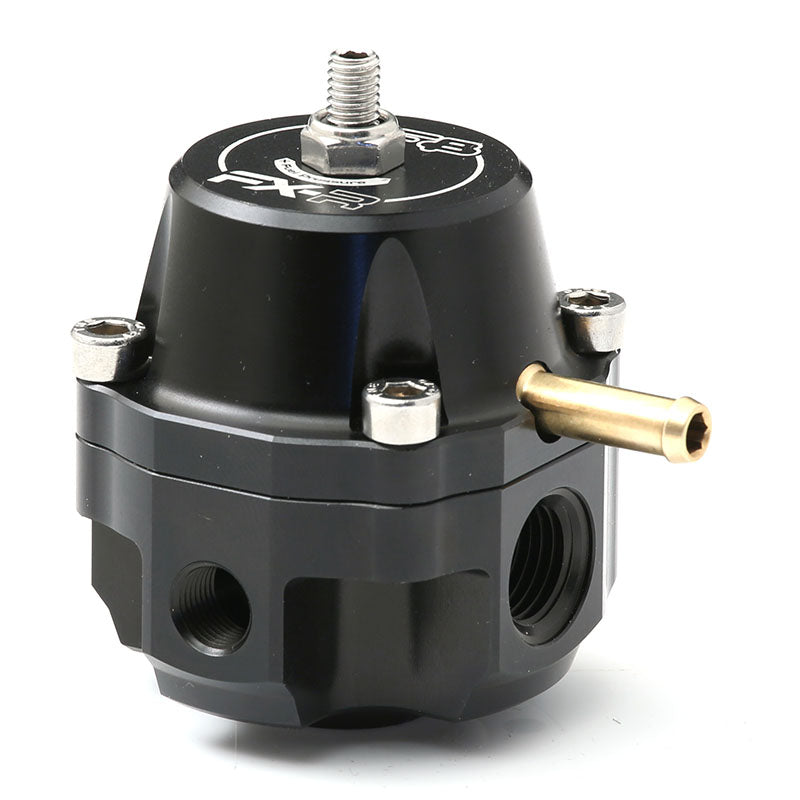 GFB FX-R FUEL PRESSURE REG - 1:1 RISING RATE 1500HP AN6 IN/OUT PORTS 1/8NPT GAUGE & SENDER PORTS