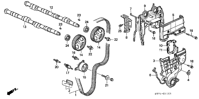 B16A Cambelt Kits