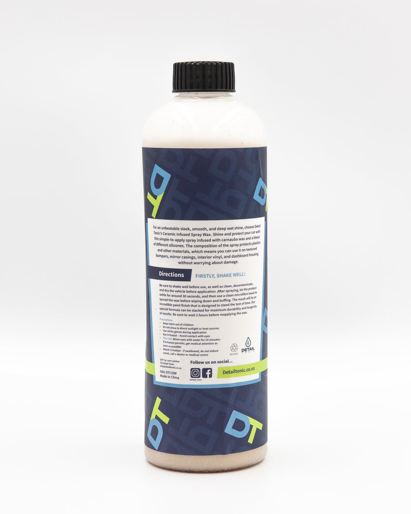 DETAIL TONIC CERAMIC INFUSED SPRAY WAX