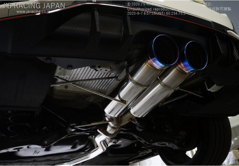 J'S RACING FK8 SUS Exhaust Plus Regal Dual 70RS