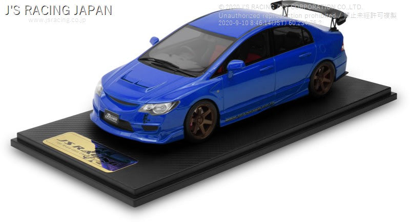 One model J'S RACING CIVIC FD2 ST 1/18 Resin model