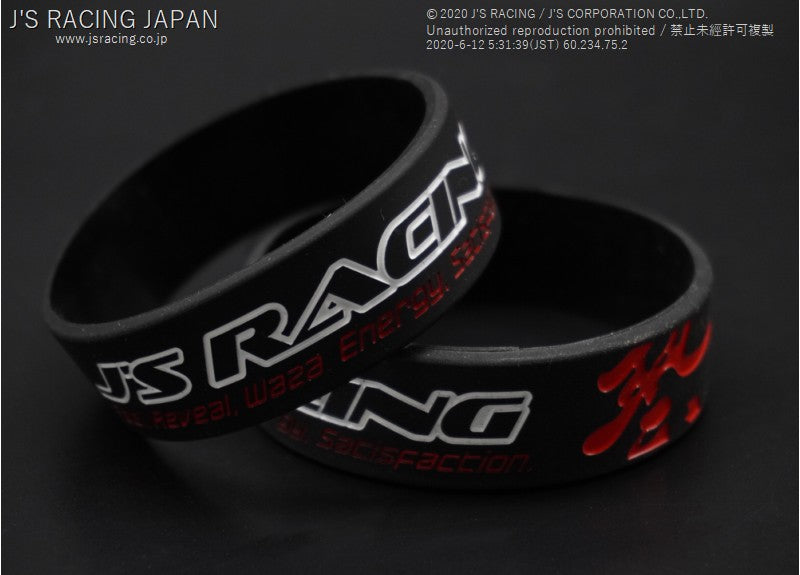 J's Mode J'S RACING Rubber Wristband