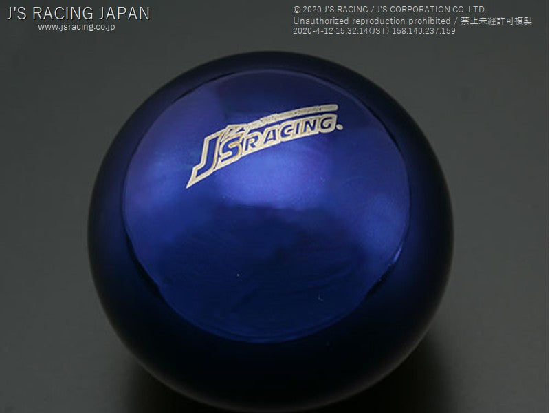 J'S RACING Titanium shift knob Blue