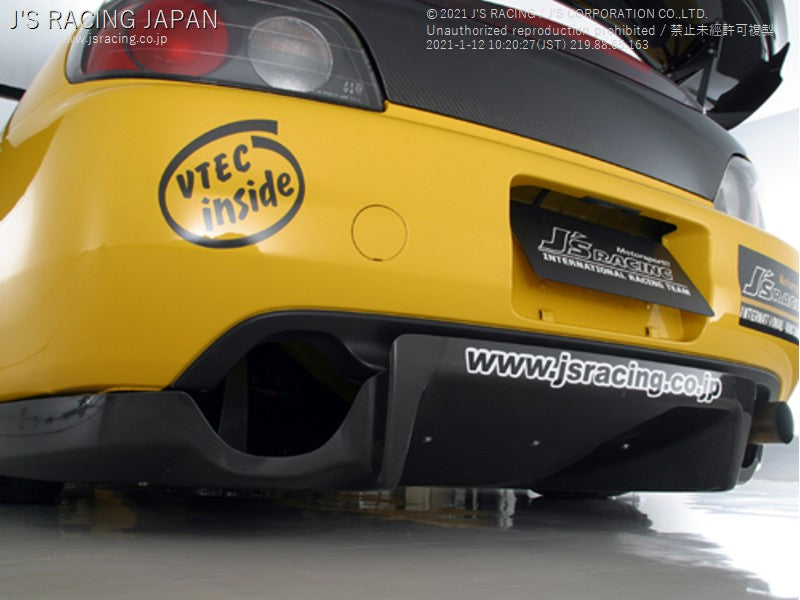 J'S RACING S2000 Rear Diffuser Carbon