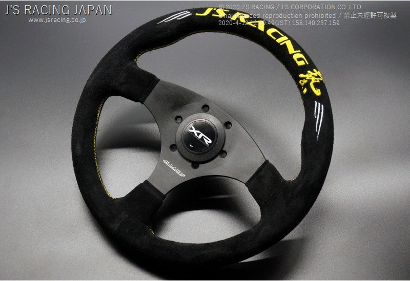 J'S RACING XR Steering wheel TYPE-F Suede Limited Edition