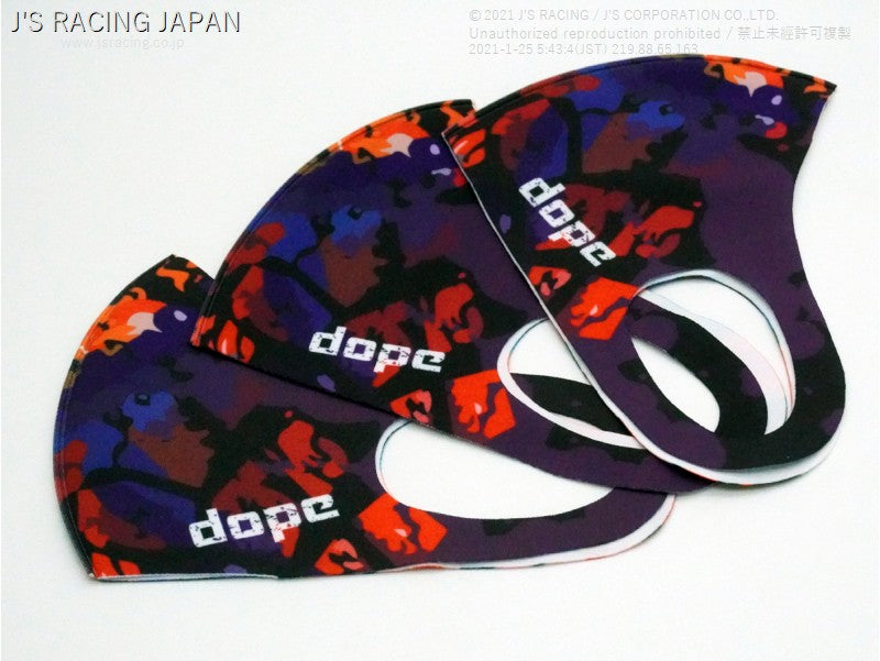 J's Racing DOPE Face Mask 3 piece set