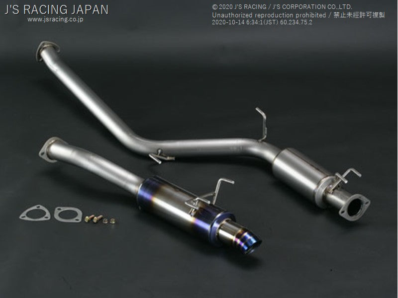 J'S RACING FD2 TYPE-R FX-PRO Full Titanium Muffler 60RS