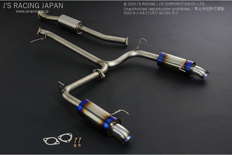 J'S RACING CL7 R304 SUS Exhaust Dual 60RS